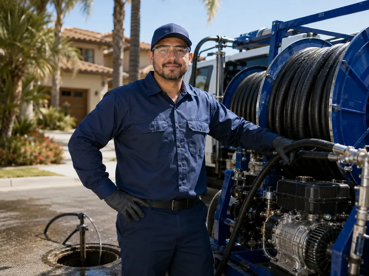 Hydro jet sewer cleaning in Avila Beach