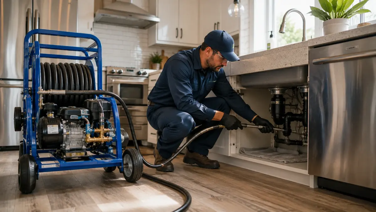 Kitchen Drain Hydro Jetting in Avila Beach
